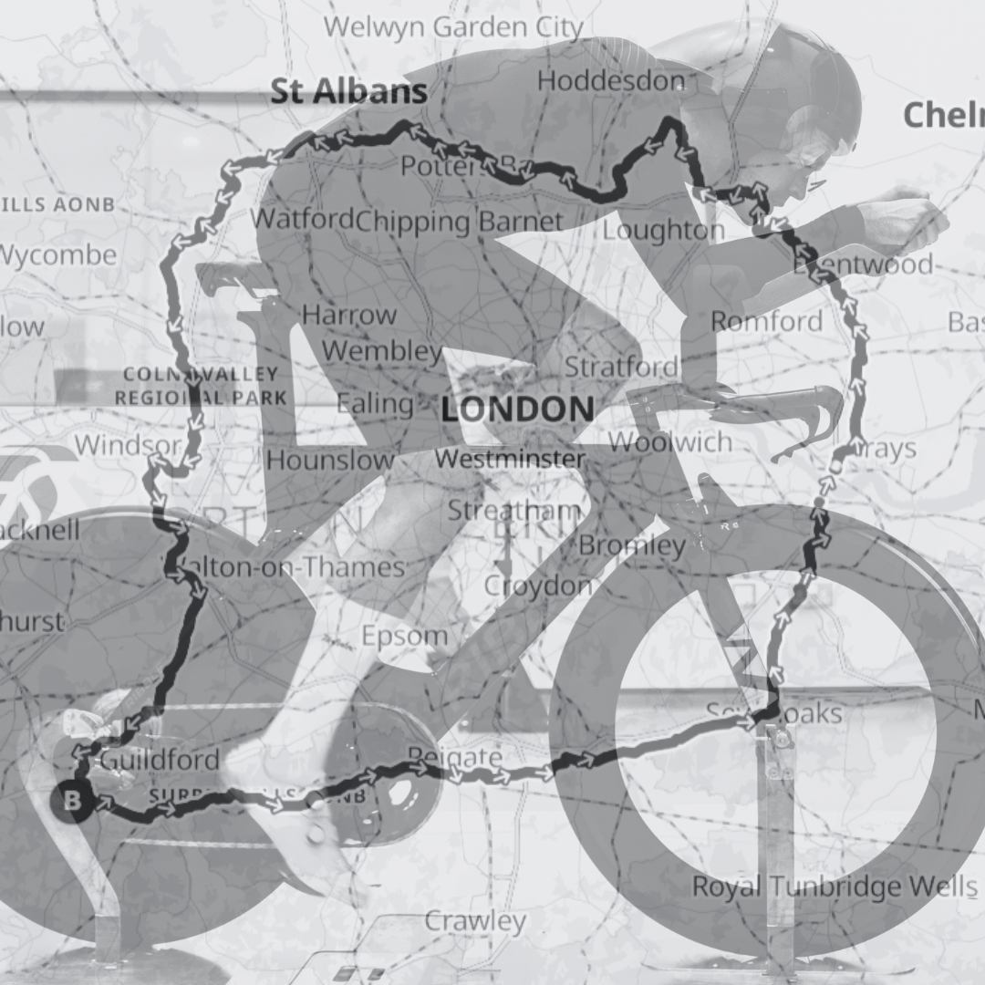 Parcours and Ribble join forces with athlete Joe Laverick to complete the fastest lap of London in the 'London loop in a 9-5'